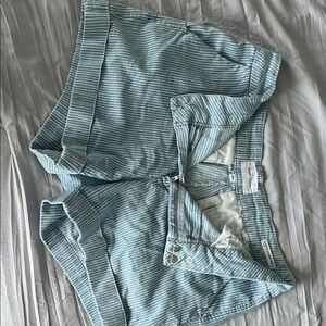 Striped Blue Shorts